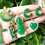 Lucky Charms Women Jade Necklace Buddha Jade Pendant Natural Green Jade 18Kgp Fortune Pendant Necklace Dr