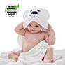 Luxury Bamboo Organic Bath Hooded Baby Towel and Washcloth Set