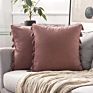 Luxury Boho Throw Pillow Covers 18 X 18 Tassel Macrame Cushion Cover Handmade Home Decor