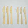 Luxury Christmas Design Bamboo Disposable Knife