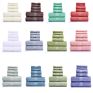 Luxury Decor Super Absorbent Bathroom Towel 100% Pure Cotton Quick Dry Soft Durable 6 Piece Bath Towel Set