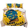 Luxury Design Modern African Black Dream Girls 3D Printed Home Queen Bed Sheet Bedding Comforter Set3 Pcs Bedding Set