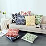 Luxury Embroidery Cushion Cover Linen Cotton Boho Cushion Cover for Home Decor