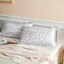 Luxury Queen Size Leopard Print Satin Pillow Covers with Envelope Closure