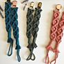 Macrame Mint Coral Baby Pacifier Clips Pacifier Holder Strap Hand Woven Rope Clip/Clip for Pacifier Baby
