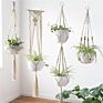 Macrame Plant Hanger Beaded Balcony Wall Decorations Indoor Macrame Plant Hanger Decor Plant Hanger