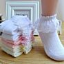 Made Dress Ruffled Frilly Girl Ankle Socks Cotton Girl White Infants Lace Baby Socks