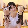 Made Stuffed Animal Dinosaur Hand Puppet Plush Hippo Elephant Hand Puppets