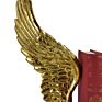Magnesia Antique Gold Wings Sculpture Bookends for Home Decoration Ornaments Magnesia