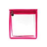 Makeup Bag Pink Pvc Clear Transparent Cosmetic Zipper Pouch