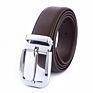 Man Adjustable Alloy Buckle 3.5Cm Leather Belt