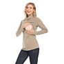 Maternity Sweater Long Sleeve Warm Breastfeeding T Shirt Lactation Clothes Big Size for Pregnant Women