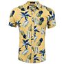 Men Casual Printed Button down Short Sleeve Shirt Hawaiian Shirt