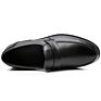 Men Genuine Leather Black Work Professional Manager Safety Shoes for Hotel Staff Bank Staff