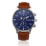 Men Luxury Quartz Wrist Watches Chronograph Sport Leather Watchescreative Belt Quartz Watch