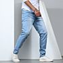 Men Solid Jeans Stretchy Tapered Jeans