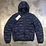Men's Jacket Hooded Solid Jacket Zipper Windproof Padded Jacket