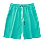 Mens Plain Cotton Terry Gym Shorts for Workout