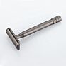 Mens Straight Blades Safety Razor Brass Stainless Steel Double Edge Shaving Razor