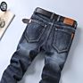 Men's Stretch Jeans Men Cotton Pants Slim Fit Denim Trousers Trend Casual Wear Elastic Men