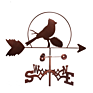 Metal Animal Design Rooster Wind Spinner Laser Cutting Outdoor Garden Stake Weather Vane Wind Vane