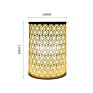 Metal Melt Electric Wax Burner Melter Fragrance Candle Warmer Lamp for Home Office Bedroom Living Room