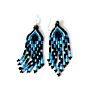 Mexican Chaquira Women Earrings Handmade Beaded in Mexico For