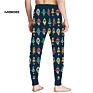 Mgoo Print Mens Lounge Pants Lightweight Soft Pyjama Pants Drawstring Casual Night Pants Men Sleep Bottoms