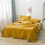 Microfiber Solid Super Soft Bedspread Quilt Coverlet Bedspread Quilt Set Bed Covers with Quilt