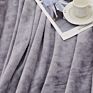 Microfiber Throw Fleece Bed Blanket Solid Color Flannel Blanket Blanket