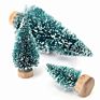 Mini Christmas Trees Desktop Decoration Sisal Trees Bottle Brush Small Pine Trees Christmas Decoration