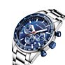 Dress Watches Navy Blue Wristwatch For Men Wrist Watch Quartz