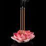 Mini Porcelain Flowers Ceramic Lotus Flower Home Supplies Incense Burner for Home Decor