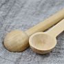 Mini Tea Coffee Cosmetic Bath Salt Kitchen Spice Measuring Wood Spoons Scoop Small Wooden Spoon