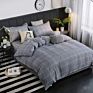 Minimalist Business Style Men's Bedding Moisture Absorption Bed Sheet Duvet Covers