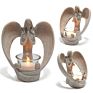 Mk Ornament Home Decor Resin Art Sculpture Resin Angel Candle Holder Ornaments Creative Resin Craft