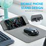 Mobile Phone Qi Wireless Charger Charging Mouse Pad Mat Pu Qi Wireless Charging Mousepad