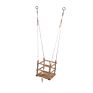 Modern Baby Wooden Indoor Swing with Adjustable Ropes