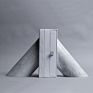 Modern Simple Marble Bookends Customized Bookends Marble Book Stand Library Hotel Home Shop Decor Sets