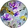 Modern Style 12-Inch Silent Acrylic Printed Wall Clock