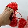 Modern Style Farmhouse Holders Cooking Gloves Kitchen Oven Mitts Pot of Heart Pads