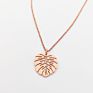 Monstera Plant Tropical Necklace Jowelri Minimalista Sets Stainless Steel De
