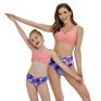 Mother Daughter Swimwear Bikini Bathing Swimming Suit Beachwear Family Matching Mom Kid Clothes