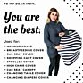 Mulit-Use Cotton Nursing Baby Stroller Car Seat Cover for Canopy
