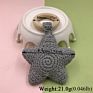 Mzl Baby Molar Teether Color Crochet Star Rattle Baby Molar Bracelet Necklace Toy