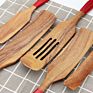 Natural Acacia Spatula Set Wood Spoons for Cooking Spurtles Kitchen Cooking Utensils