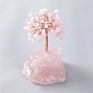 Natural Amethyst Crystal Quartz Gemstone Bonsai Rich Lucky Tree Small Crystal Tree Rose Quartz