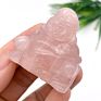 Natural Crystal Gemstone Rose Quartz Amethyst Carving Buddha for Decoration