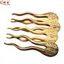 Natural Green Sandalwood Wood Carving Flowers and Trees Carving Ornaments 2 Fork Hairpin Plate Hair Hairpin,Hair Chopsticks