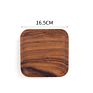Natural Handmade 6 Inch Hotel Steak Cheese Sushi Japanese Acacia Wood Dinnerware Square Serving Plate Set of Dishes & Plates